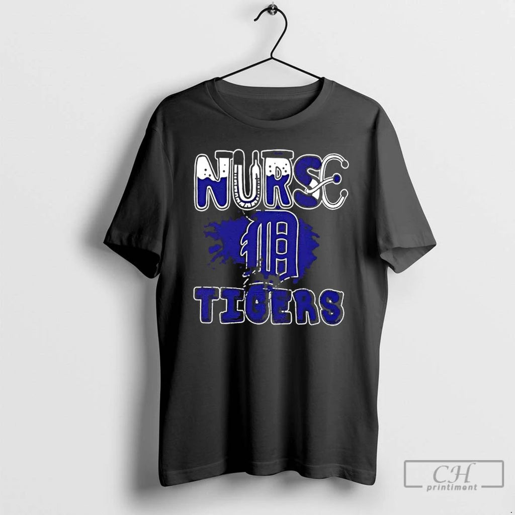 Classic Nurse X Detroit Tigers Baseball T Shirts