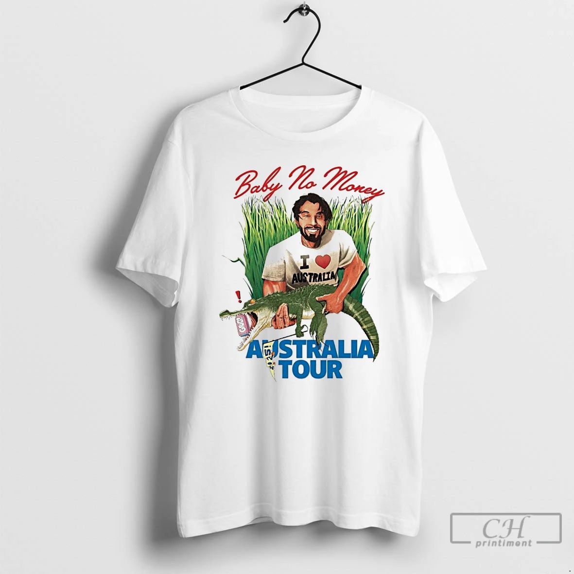 Premium Baby No Money Australia Tour 2025 T Shirts