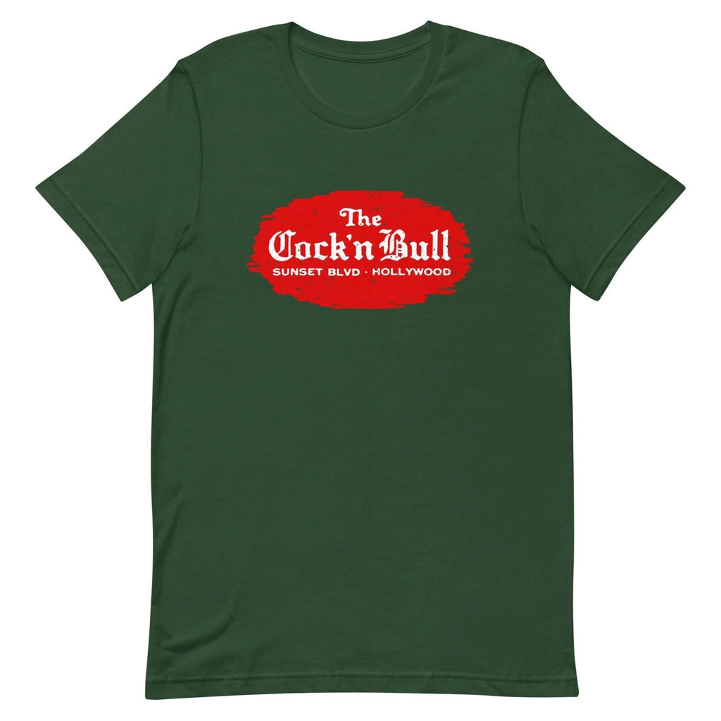 Cock 'n Bull Tavern T Shirt Sunset Strip Hollywood Vintage Retro Graphic Tee
