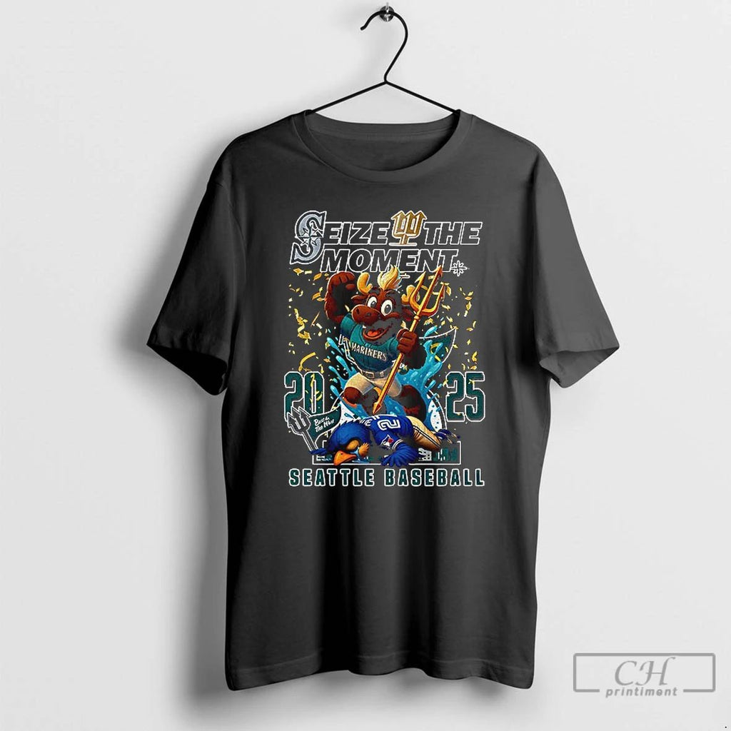 Classic Seattle Mariners Beat Toronto Blue Jays Seize The Moment 2025 T Shirts