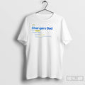 Premium Los Angeles Chargers Dad Definition T Shirts