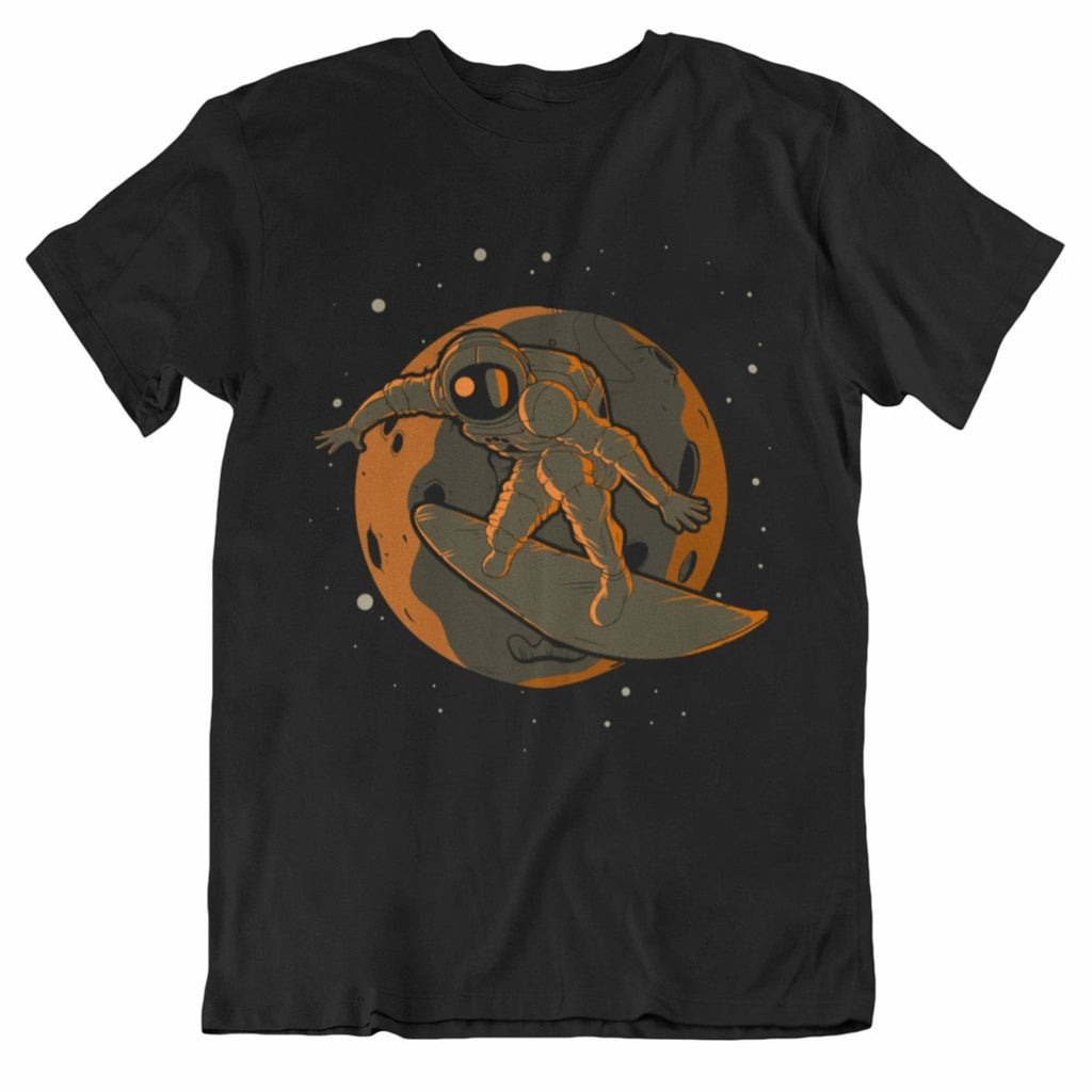 Men's Surfing Shirt - Surfing Astronaut Outer Space Spaceman T-Shirt