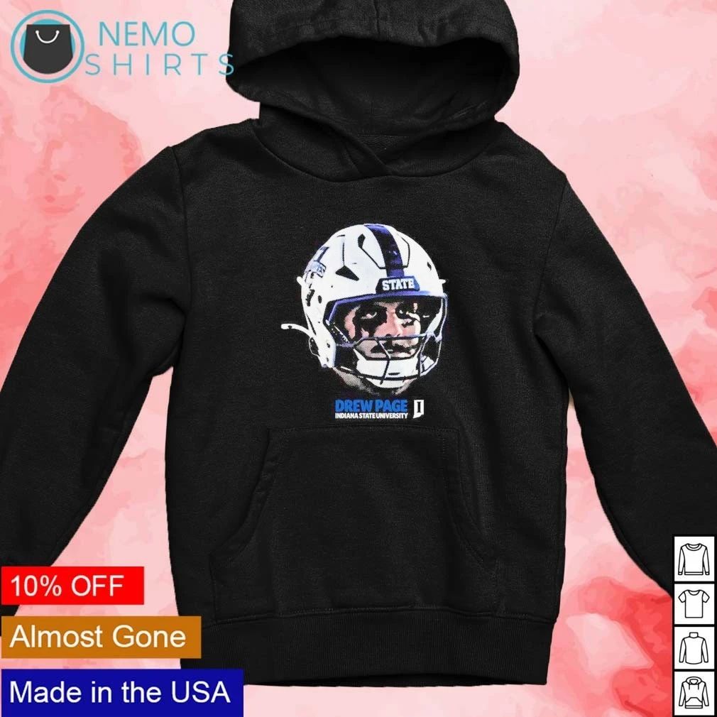 Drew Page Indiana State University Football shirt