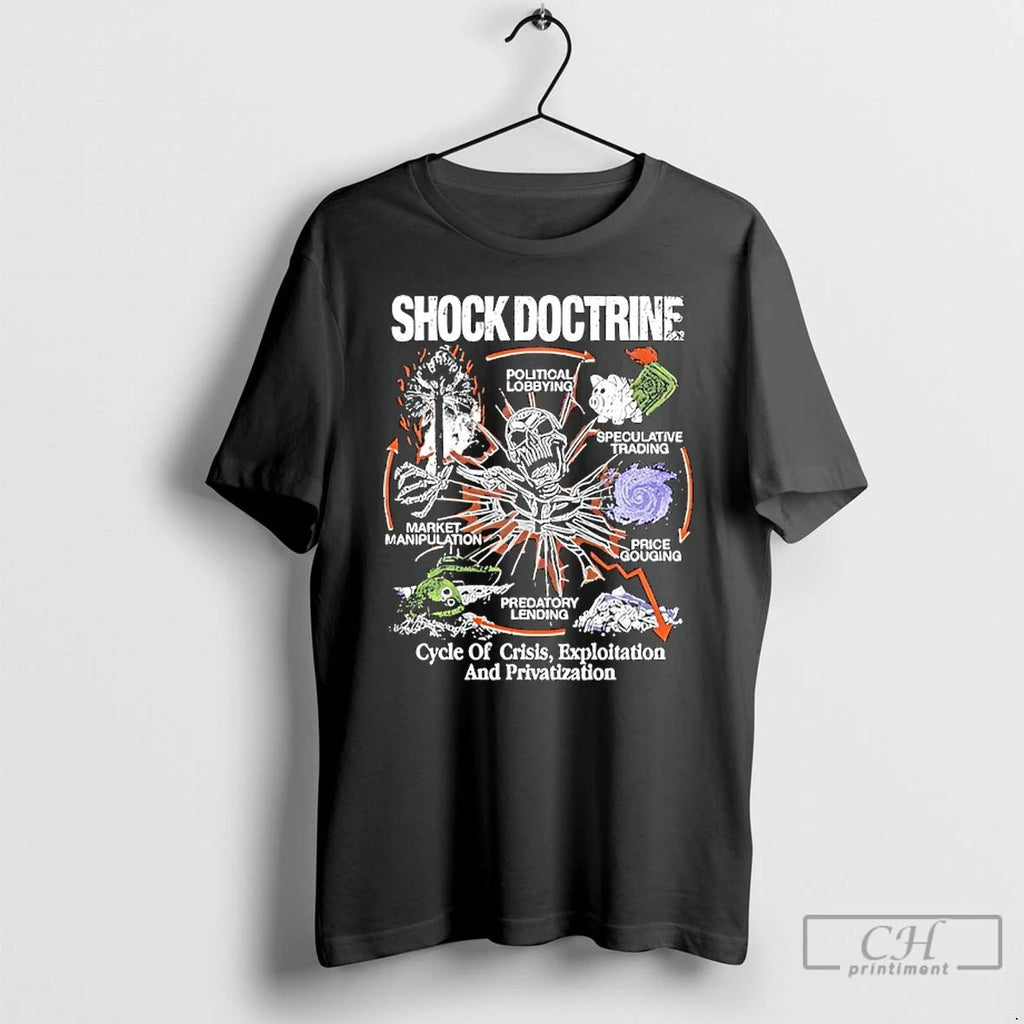 Classic Hasana Shock Doctrine Cycle Of Apocolypse T Shirts