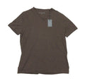 John Varvatos Men's Dark Brown Miles V-Neck Short Sleeve T-Shirt L