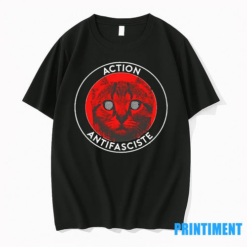 Action Anti Fascist Cat Tshirts Sweater