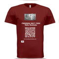 "Freedom Isn't Free" Daily Message T Shirt from Founding Principles - Red, S