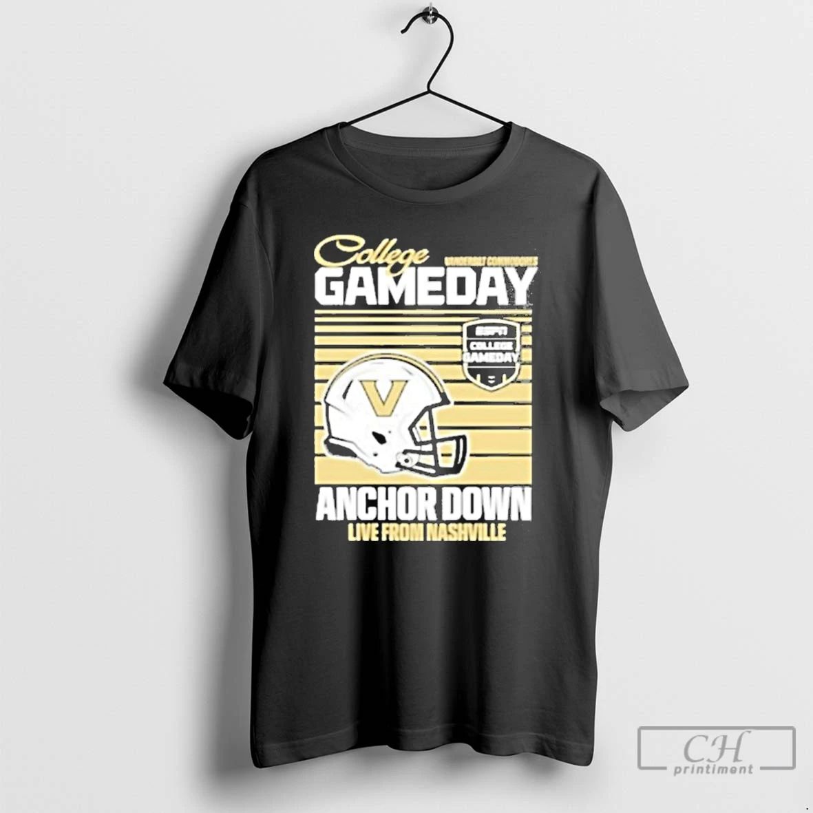 Classic Vanderbilt Commodores College Gameday 2025 Anchor Down Vintage T Shirts