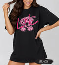 Golden Retriever Valentine Shirt, Cute Dog LOVE Graphic Tee for Dog Lovers