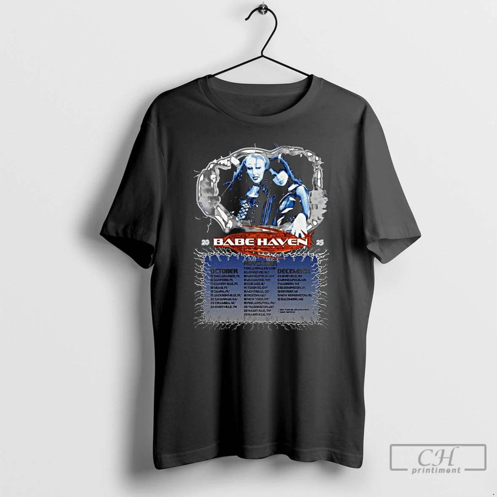 Classic Babe Haven Oct Nov Dec 2025 Tour Long Sleve T Shirts