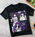 Anime Frieren Beyond Journey's End Cute Fern Black T-Shirt