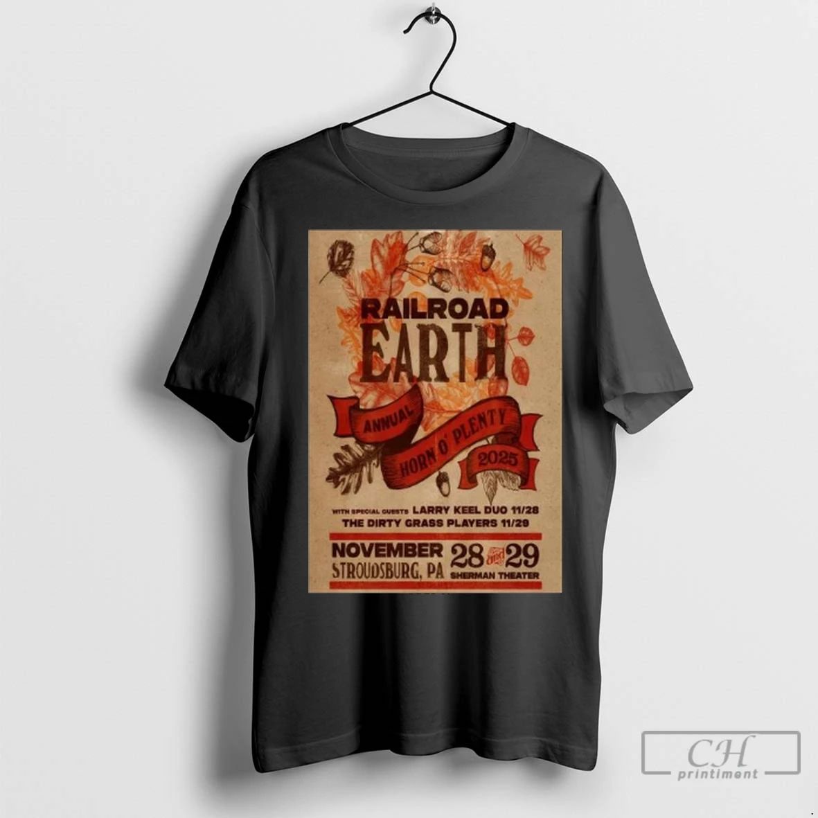 Premium Railroad Earth Sherman Theater In Stroudsburg Pa November 28 29 2025 Long Sleve