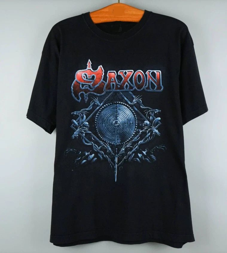 Vintage Saxon tour Unisex T-Shirt All Size S To 5XL BT926