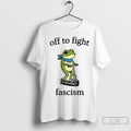 Classic Off To Fight Fascism Portland Frog