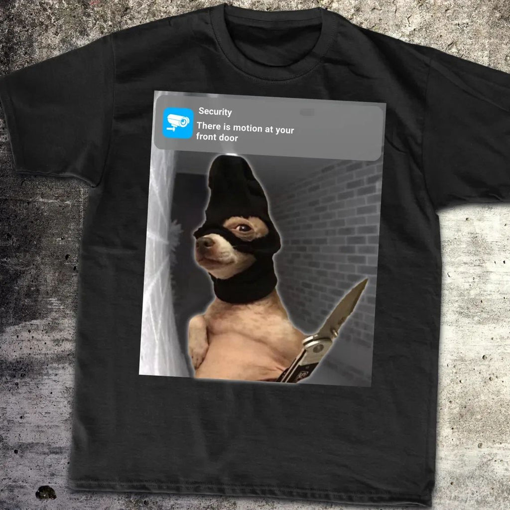 Ring Dog with Motion Meme T-Shirt, Funny Meme Shirt, Ironic Shirt, Cat Lover Gif