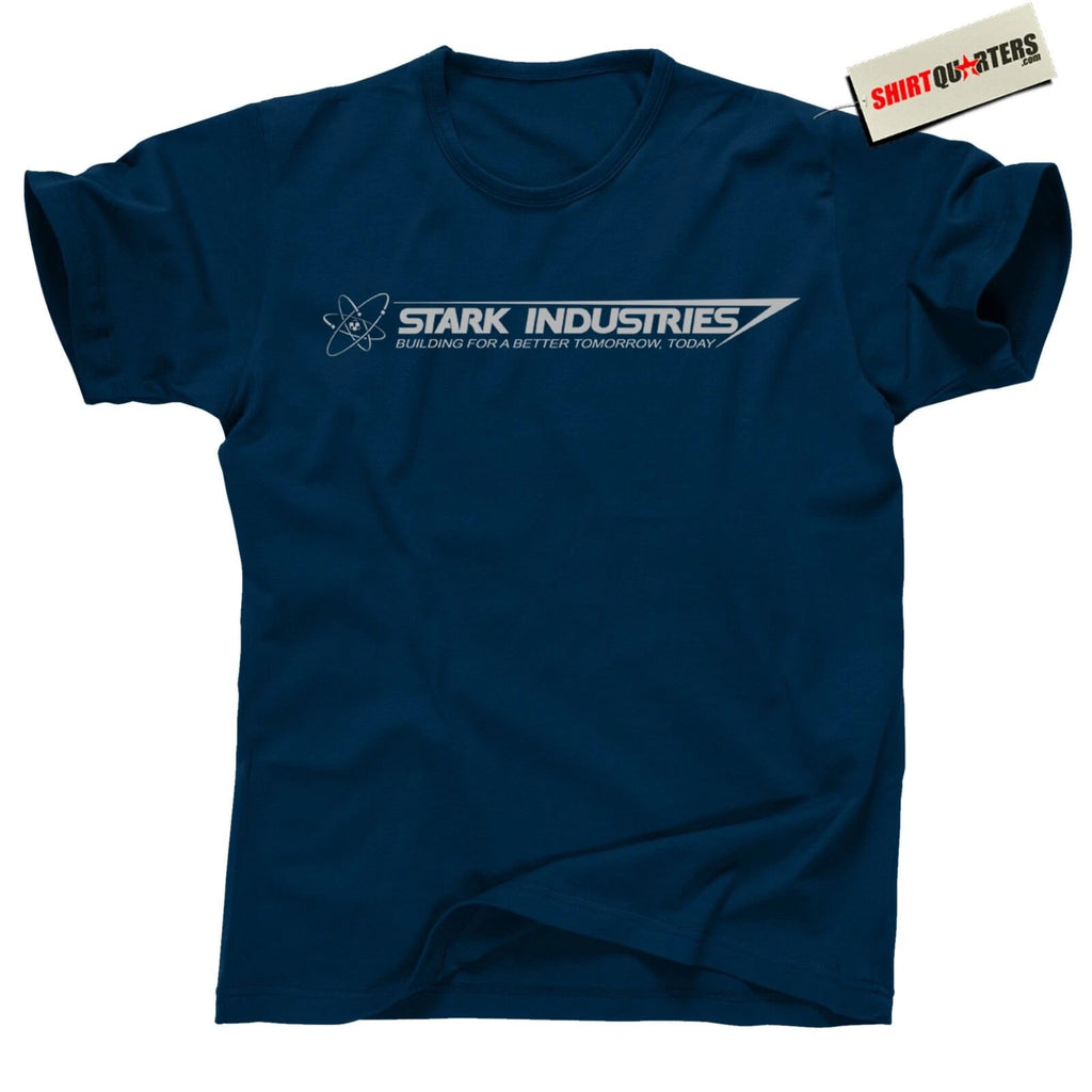 Stark Industries T Shirt – Building a Better Tomorrow Retro Style Tech Logo Tee