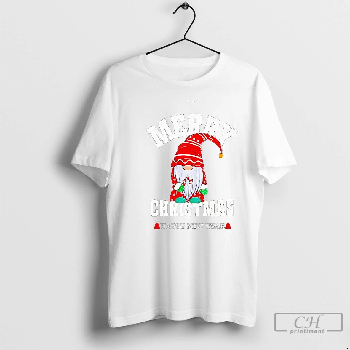 Classic Gnome Merry Christmas Happy New Year T Shirts