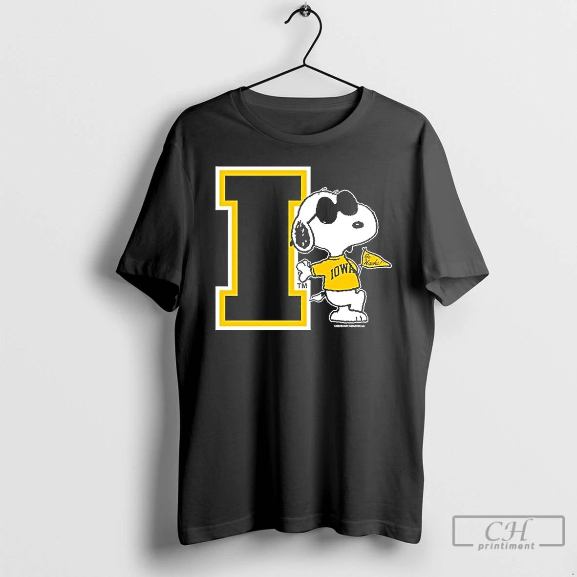 Classic University Of Iowa Hawkeyes Joe Cool T Shirts