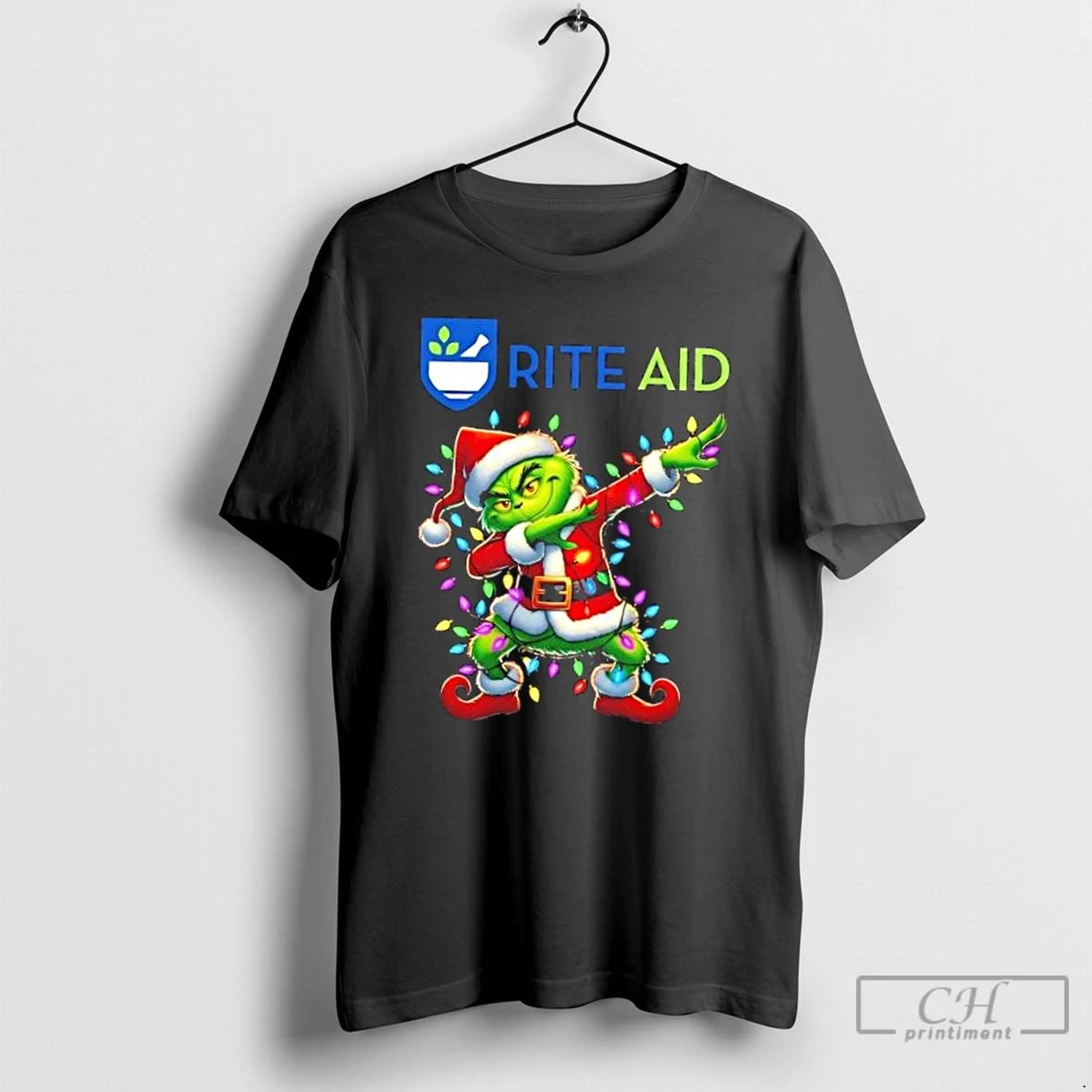 Classic Rite Aid Grinch Dabbing Merry Christmas T Shirts