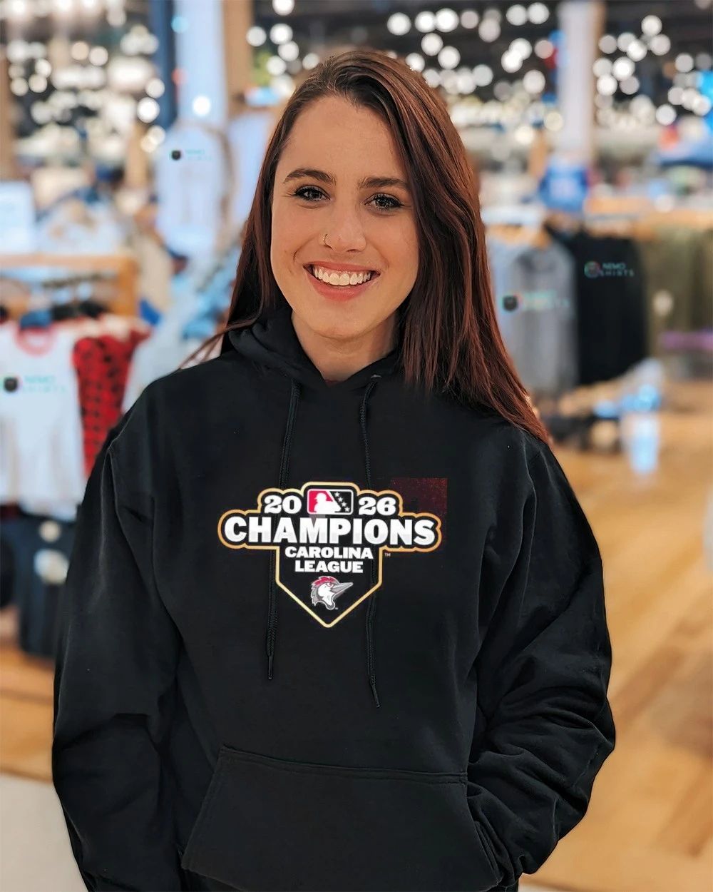 2026 Carolina League Champions Fayetteville Woodpeckers shirt