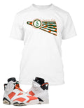 Paid In Full Graphic Sneaker Sport Tee Shirt Match J6 GATORADE Pro Club Shaka T