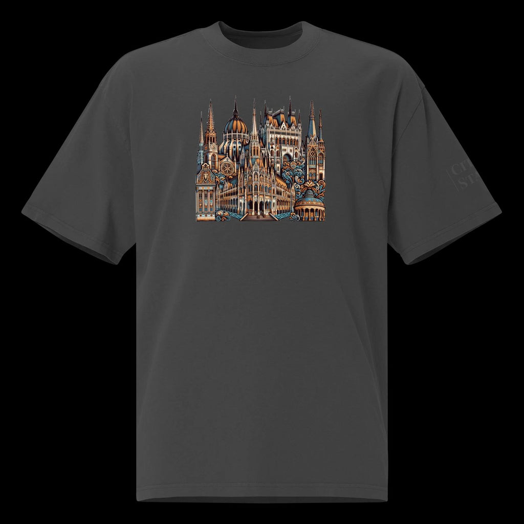 Oversized faded t-shirt (HUNGARY)
