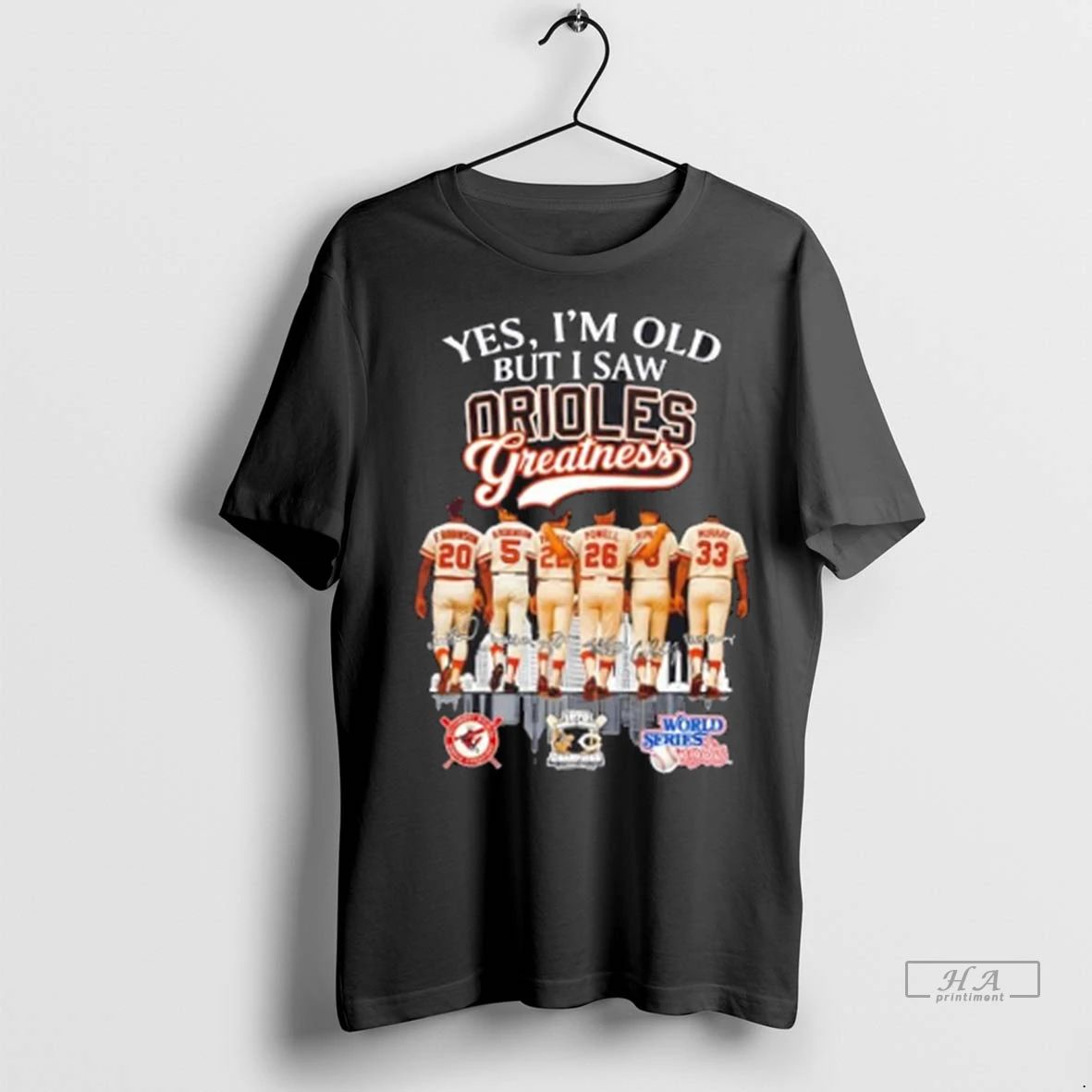 Trendy Officials Yes Im Old But I Saw Baltimore Orioles Greatness Legends Skyline Shirt Sweater