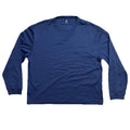 Mode Of One Mens Modern Long Sleeve Relaxed Fit T Shirt Navy Blue Size XL 0008