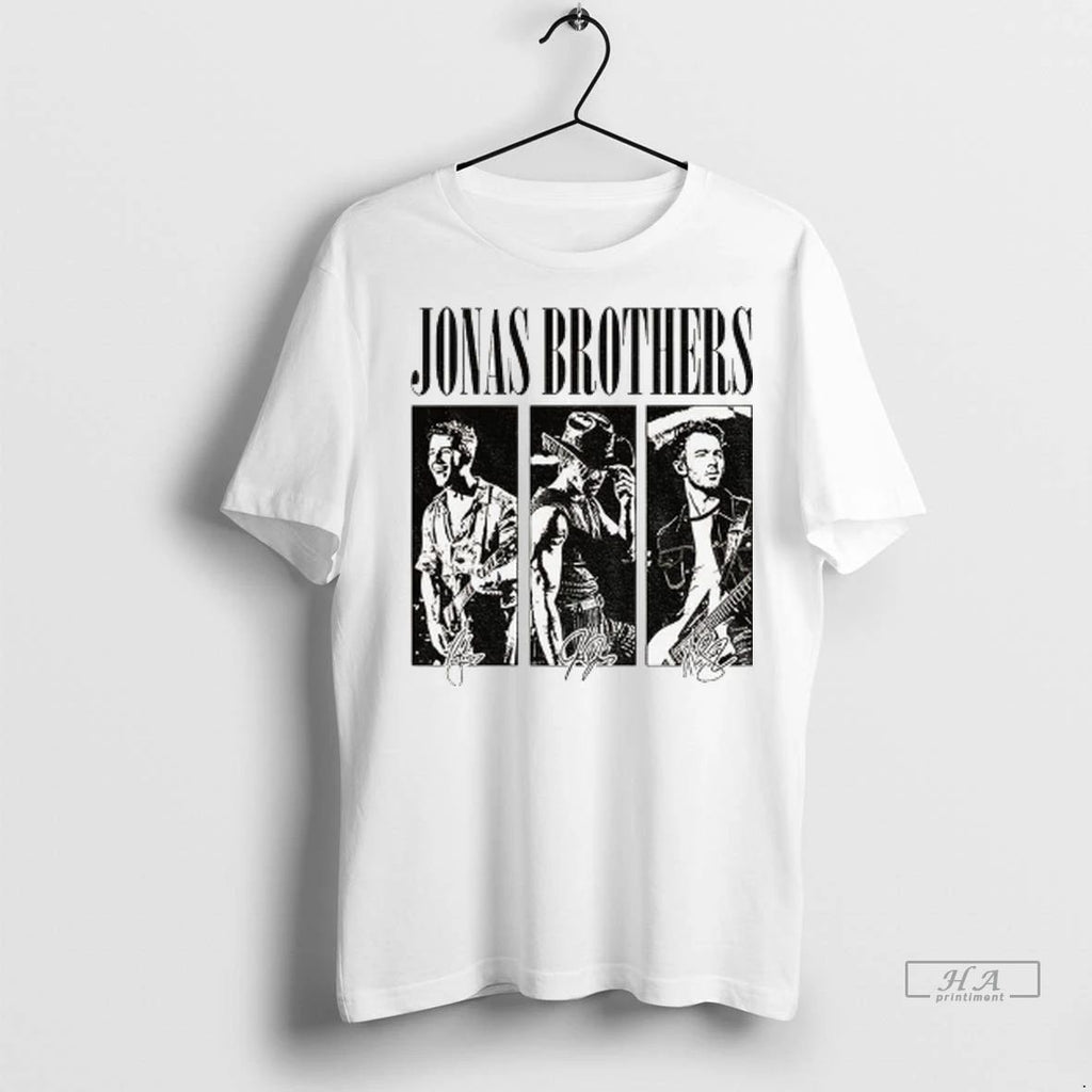 Officials Trendy Vintage Jonas Brothers 90s Boy Band Signature Shirt Sweater