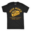 Mens Funny T Shirts Your Moms Taco Sarcastic Restaurant Graphic Novelty Tee