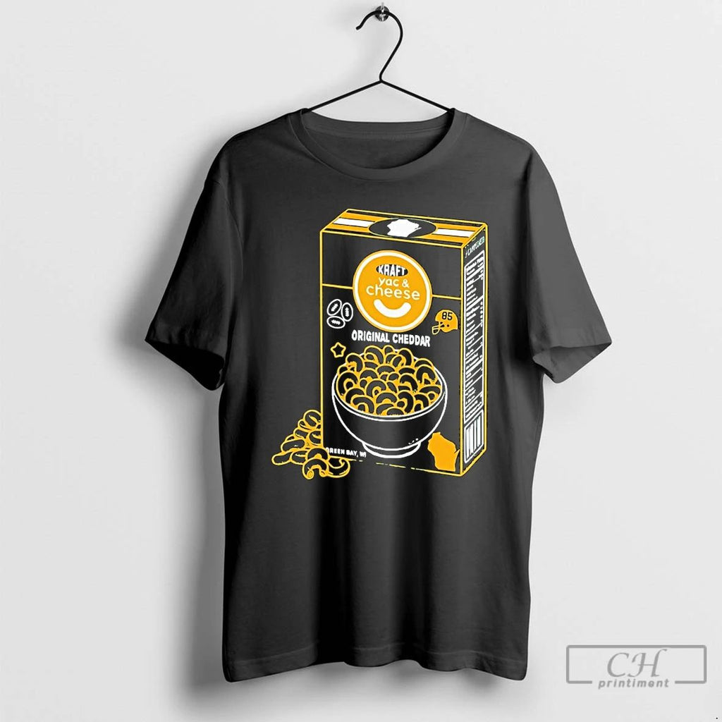 Classic Tucker Kraft Green Bay Packers Yac And Cheese Cheddar T Shirts