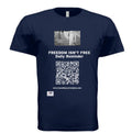 "Freedom Isn't Free" Daily Message T Shirt from Founding Principles - Blue, L