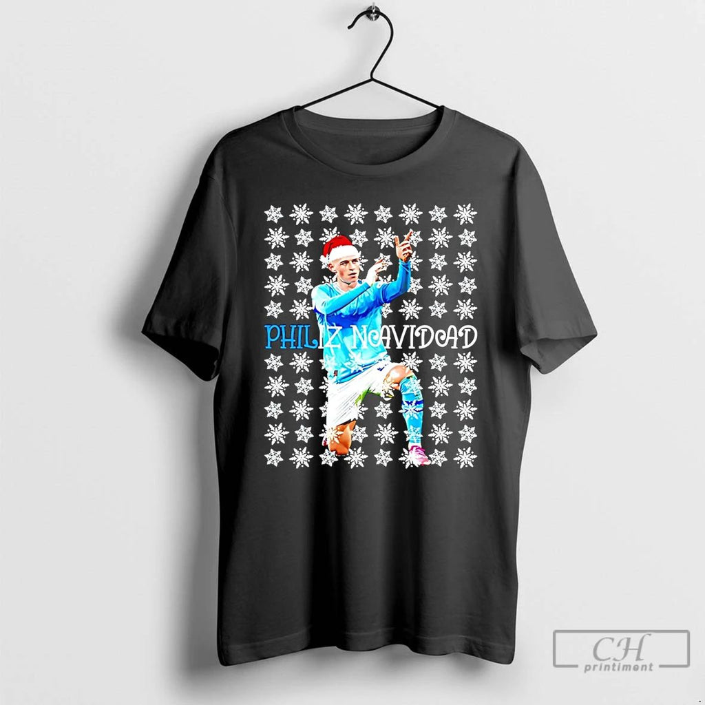 Classic Phil Foden Philiz Navidad Christmas T Shirts