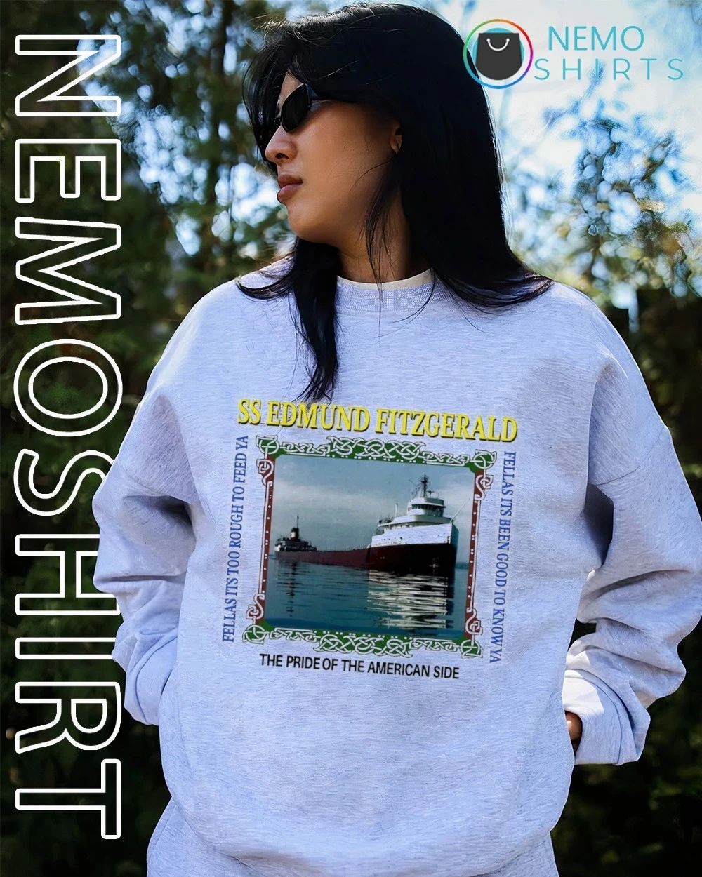 SS Edmund Fitzgerald The Pride of the American Side shirt