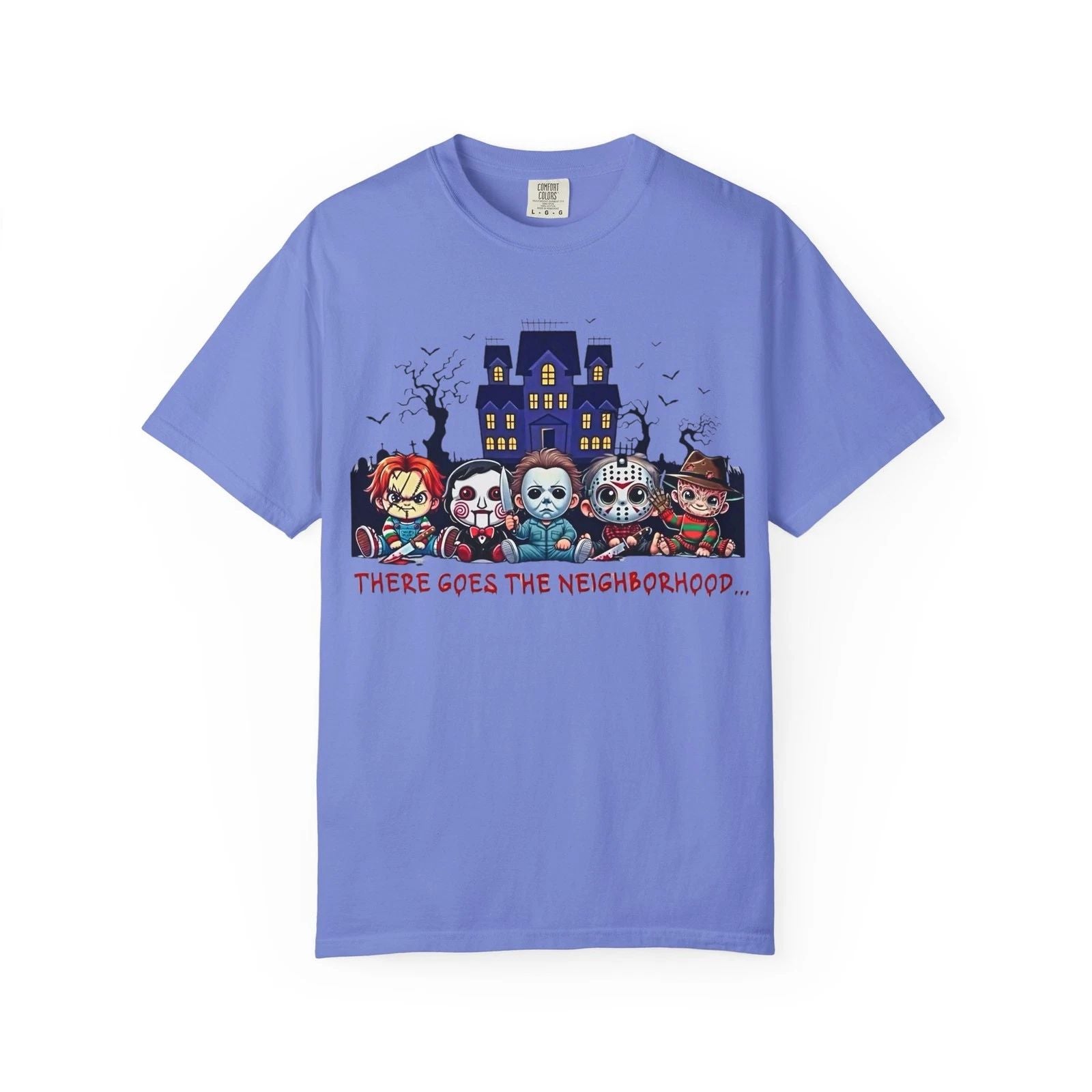 Spooky Neighborhood Tee, Halloween T-shirt, Unisex Fun Shirt