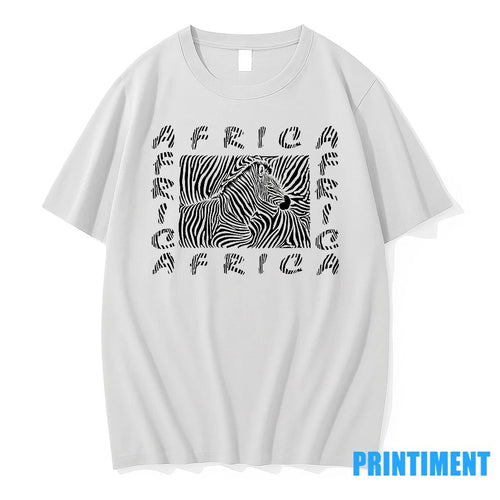 Africa Zebra Motif Vintage Tshirts Sweater
