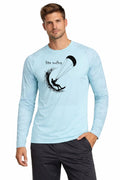 Kite Surfing Water Sport Boat Camo Long Sleeve UPF 50 T-Shirt UV Protection