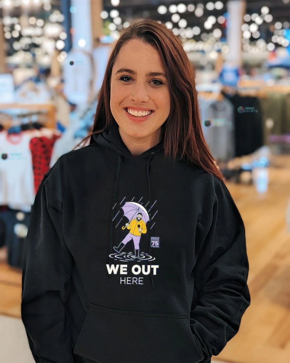 Hood News Meteorology 75 With Hilarious Scales We Out Here shirt