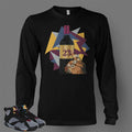 23 Graphic Sneaker Sport Hip Tee Shirt to Match J7 RETRO BORDEAUX Big Tall Sm T