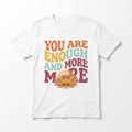 You Are Enough And More T-Shirt - Retro Lotus Flower Inspirational Self-Love Tee