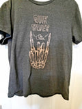 Quiksilver ROCK ON gray t shirt large Nice! Large