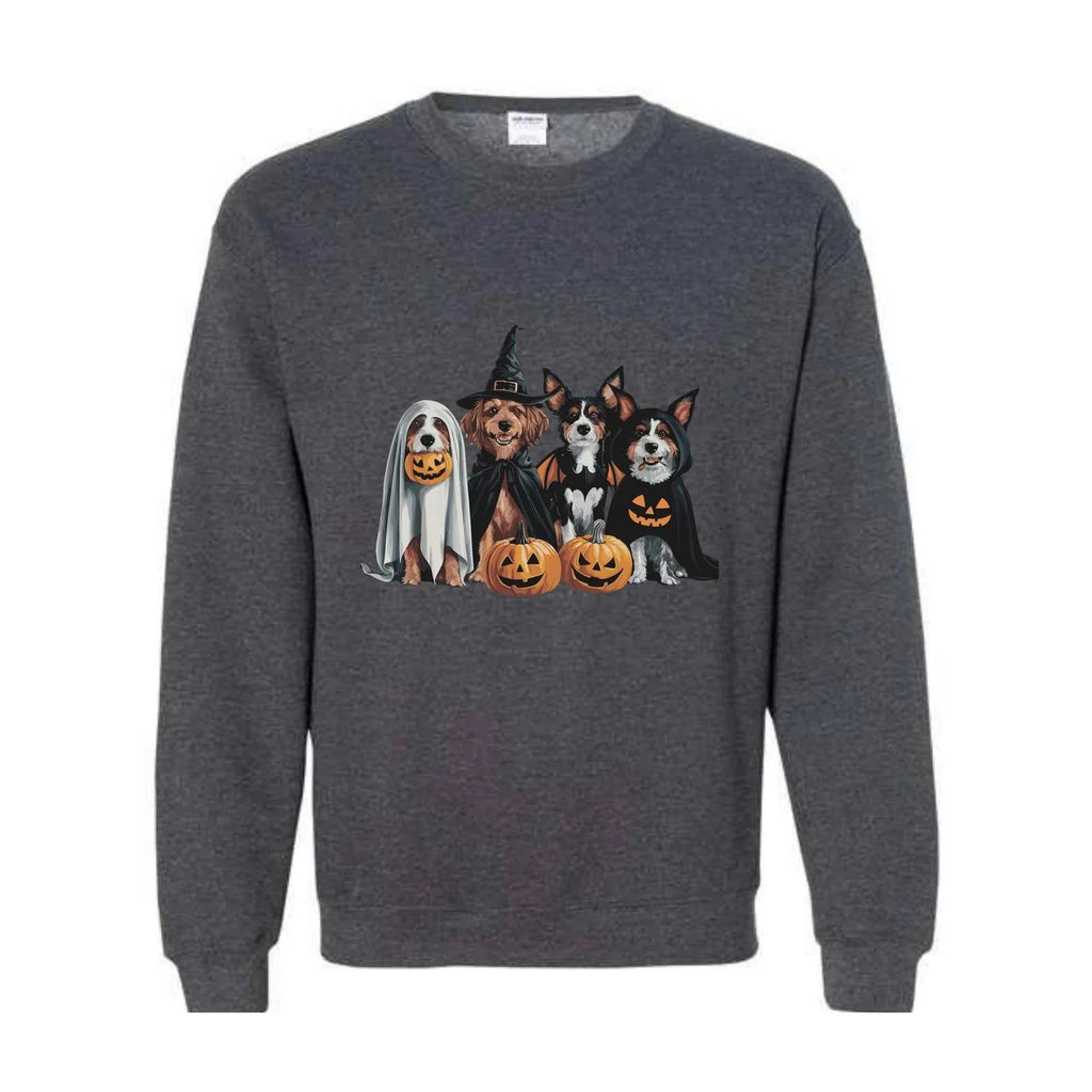 Black Labrador Halloween Sweatshirt, Ghost Dogs Sweatshirt, Halloween Dog, Hallo