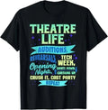 NEW LIMITED Theatre Nerd Actor Gift Funny Musical Theater Thespian T-Shirt S-3XL