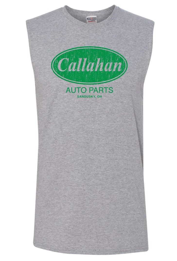 CALLAHAN Auto Parts SLEEVELESS T-shirt - S to 3XL - Tommy Boy Funny Humor