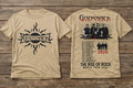 Godsmack's The Rise of Rock Tour 2026 Sand Or Natural T-Shirt Full size S-5XL