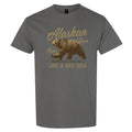 Alaskan Tours Bear T Shirt Like a Bad Idea Funny Vintage Travel Graphic Tee Gift