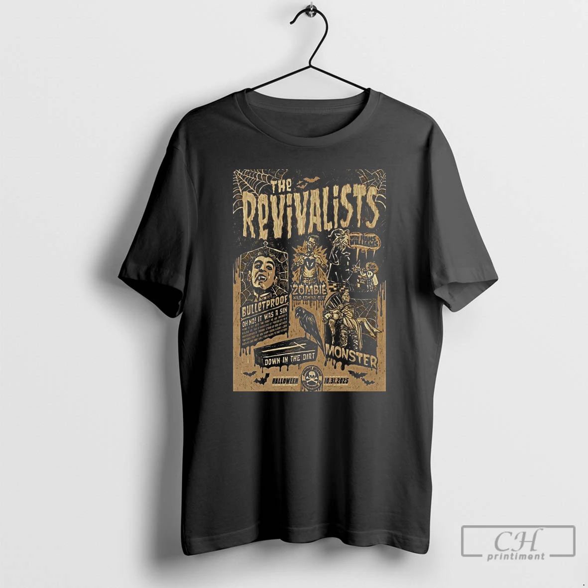 Classic The Revivalists Birmingham Halloween Show On Oct 31 2025 T Shirts