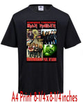 IRON MAIDEN   REMEMEBERING   PAUL DI'ANNO    DESIGN A4 OR A3 Size Print