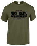 NEW Nostromo T-Shirt 180286 Mens Alien Film Movie USCSS Weyland Yutani Sci fi