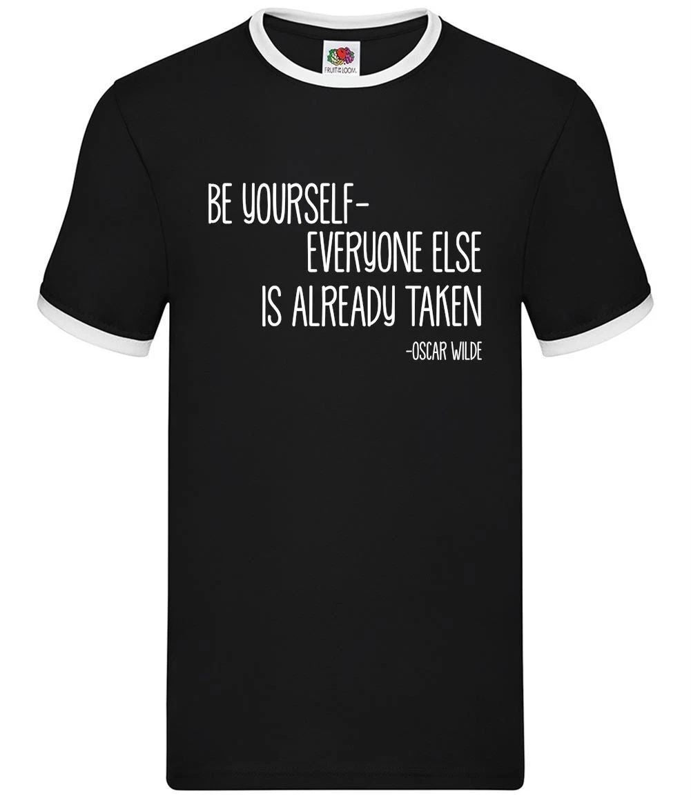 Be You, Believe in Yourself - Mens Ringer - Motivation Quote